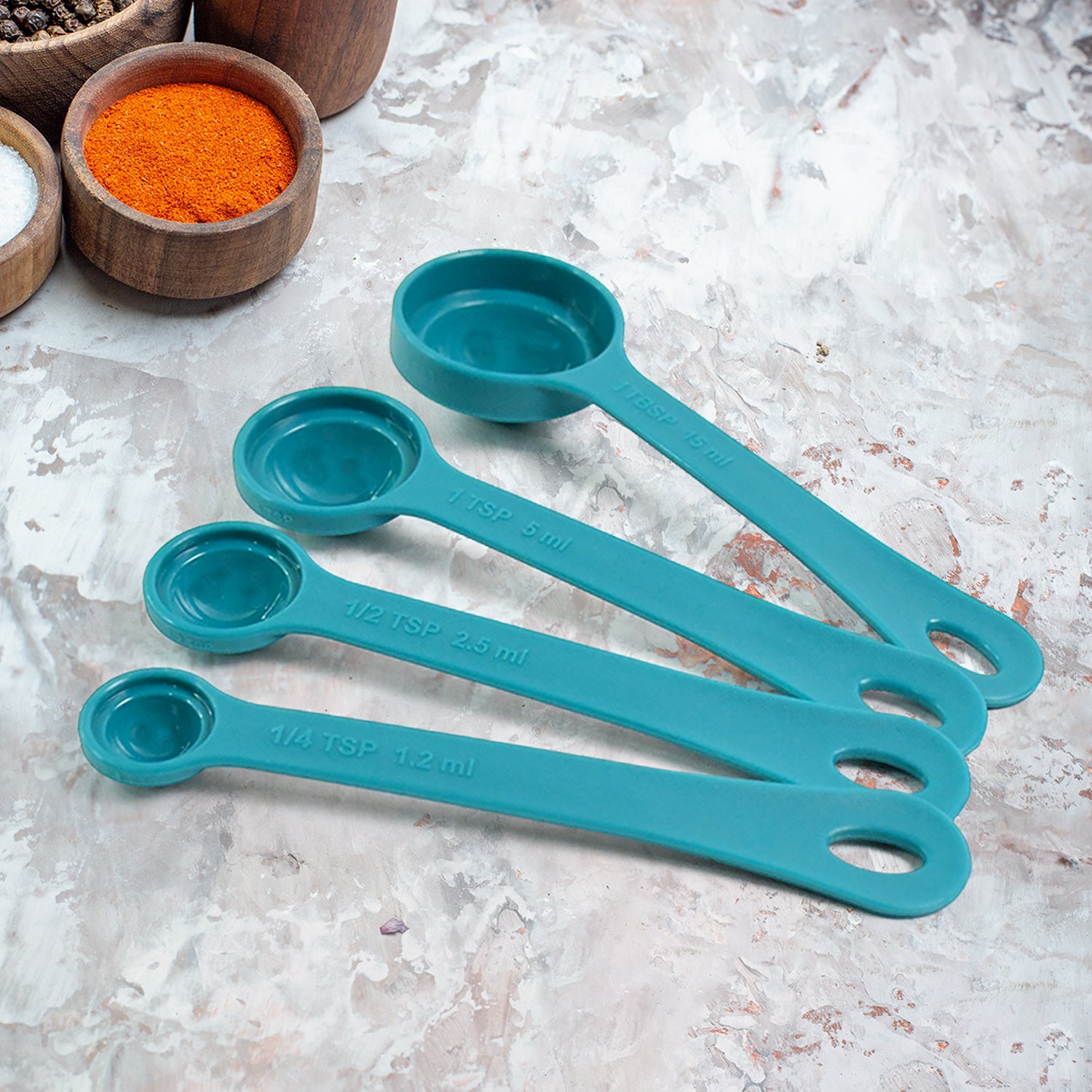 Apex 8-piece Measuring Spoons And Cups Set Apex 8-piece Measuring Spoons And Cups Set